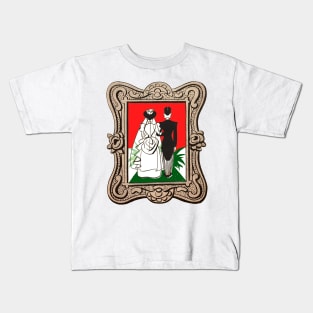 portrait of a wedding Kids T-Shirt